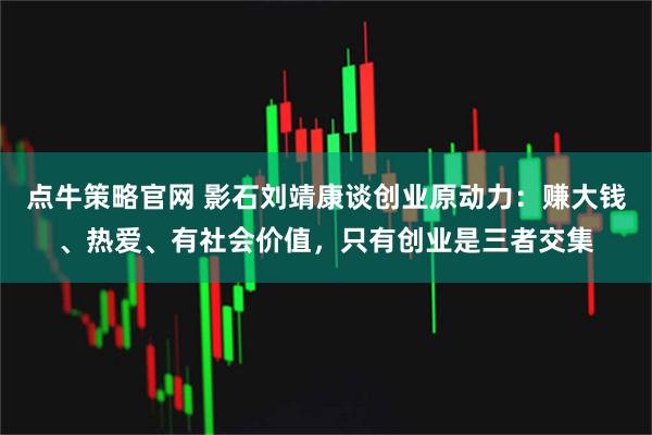 点牛策略官网 影石刘靖康谈创业原动力：赚大钱、热爱、有社会价值，只有创业是三者交集
